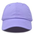 thumbnail image 4 of DALIX Youth Childrens Cotton Cap Plain Hat In Lavender, 4 of 6