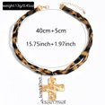 thumbnail image 3 of Collar Crucifix BJR Summer Ocean con estampado de leopardo, 3 of 4