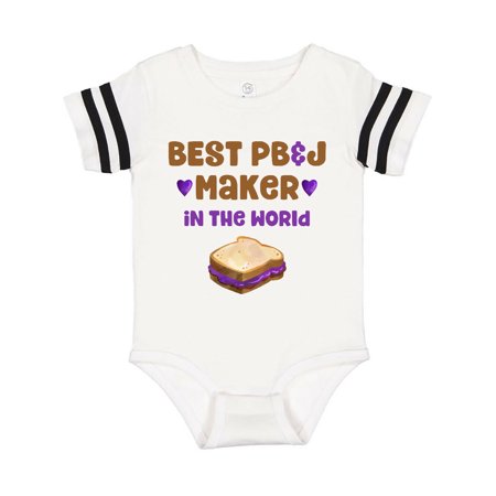 

Inktastic World s Best PBJ Maker Gift Baby Boy or Baby Girl Bodysuit