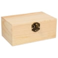 thumbnail image 4 of MRLESS Unfinished Wooden Jewelry Box Locking Clasp for Storage and Organization, 4 of 7