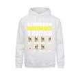 thumbnail image 3 of Sudaderas de mujer de gran tamaño con capucha de manga larga y trucos de Airedale obstinados Ropa deportiva de estilo chino, 3 of 5