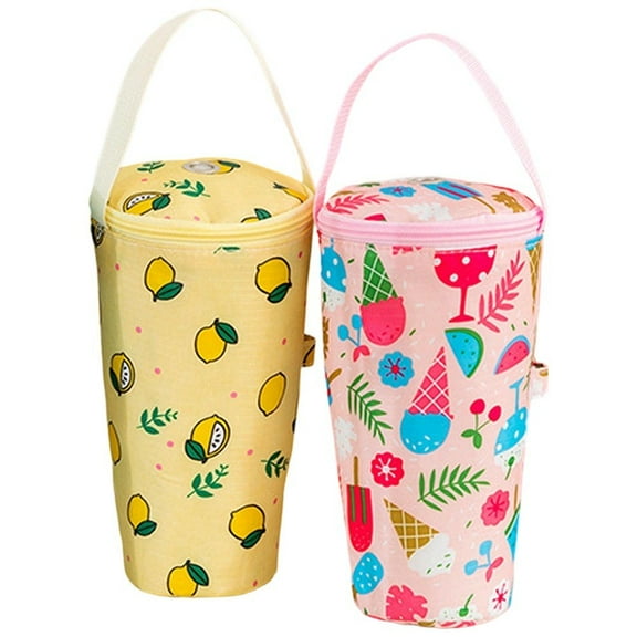 2pcs Insulated Tumbler Tote Bag, Heat Preservation Carry Bag for Cups & Drinks