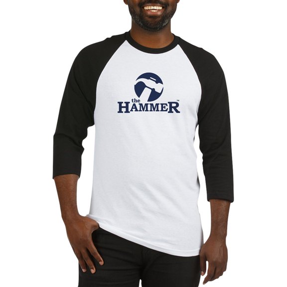 CafePress - The Hammer Baseball Jersey - Cotton Baseball Jersey, 3/4 Raglan Sleeve Shirt