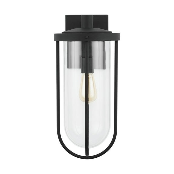 Capital Lighting 934212BK Corbin 1 Light Outdoor Wall Light, Black