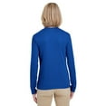 thumbnail image 2 of UltraClub Ladies' Cool & Dry Performance Long-Sleeve Top 2XL ROYAL, 2 of 3