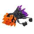 thumbnail image 2 of Novelty Lights Purple/Orange True Twinkle (100% Twinkle) C6 LED Christmas String Lights 70 Strawberry Bulbs (Black Wire, 24 Feet), 2 of 4