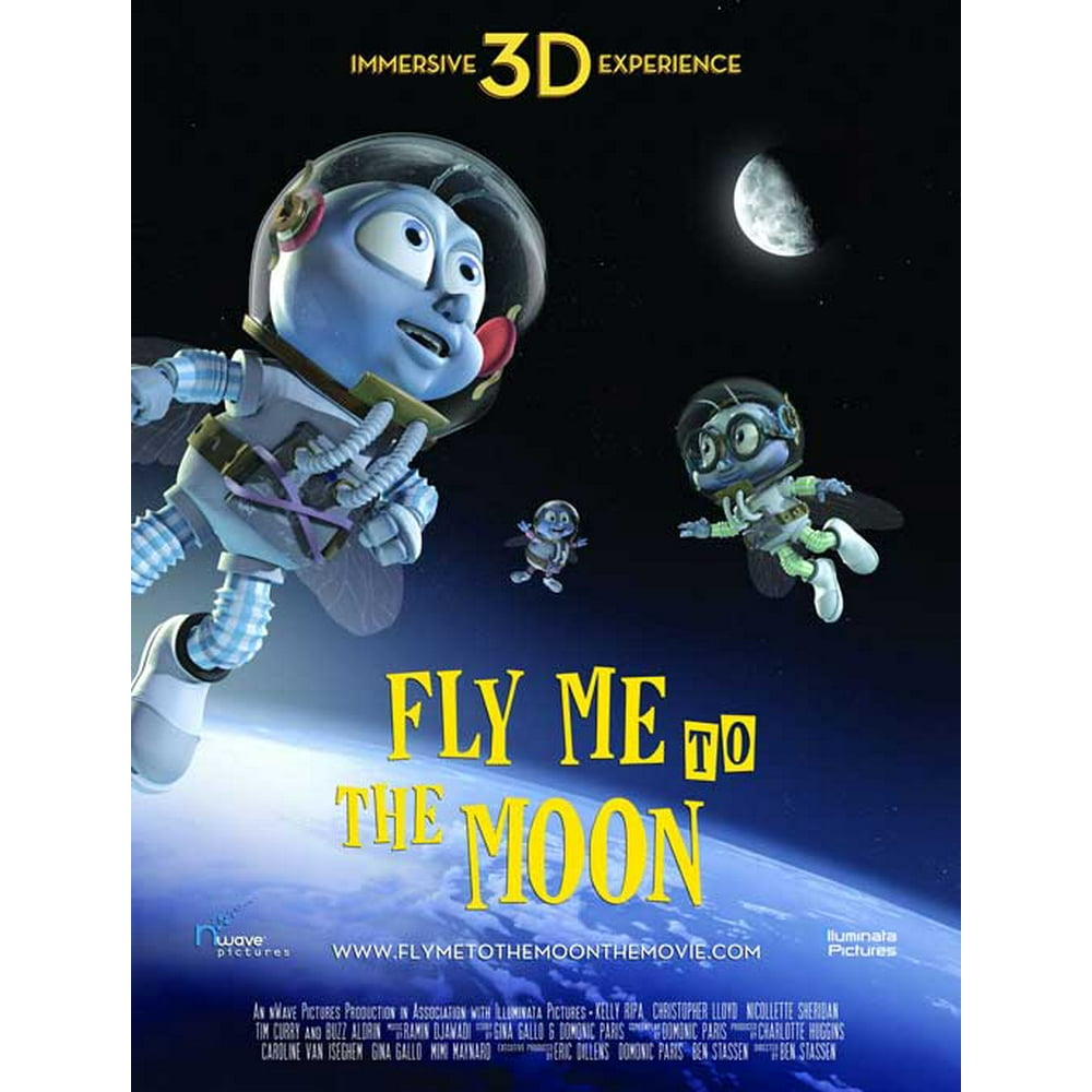 Fly Me To The Moon movie POSTER (Style G) (11" x 17") (2008)
