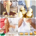 thumbnail image 7 of 100 Pcs Piping Bags, 18 Inch Disposable Pastry Bags with 5 Clips, Anti-Burst Icing Bags for Cakes and Cookies Decoration, 7 of 7