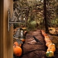 thumbnail image 6 of Vintage Witch Doorbell,Cast Metal Halloween Witch Bells Door,Halloween Decorations Indoor Outdoor,Gothic Spooky Wall Mount Bell With Bat Clapper, Front Porch Garden Decor, Halloween Gift Witch Lovers, 6 of 6