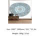 thumbnail image 4 of Tapiz decorativo multiusos con diseño geométrico y mandala vibrante, ideal para paredes, playa o yoga – Poliéster resistente y fácil de transportar., 4 of 5