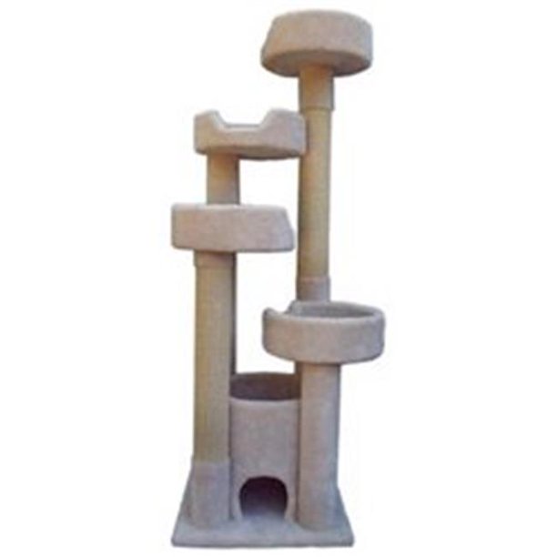 Wades Cat Trees WC00103 Model C1B4 76 in. Cat Trees