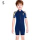 thumbnail image 2 of Niños trajes de buceo traje de buceo secado rápido espalda cremallera mono transpirable deportes pieles de buceo para buceo snorkeling surf natación oscuro azul s Eigraketly OD003670-09, 2 of 7