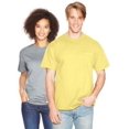 thumbnail image 3 of Hanes Beefy-T Men`s Pocket T-Shirt, M, Yellow, 3 of 3