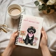 thumbnail image 3 of Happy Mother's Day Portuguese Water Dog Love Dog Mom Heart Flower Spiral Bound Journal PWD Portie Fishing Dog Lover 5x7in Spiral Notebook - 12004, 3 of 5