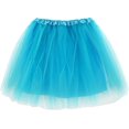 thumbnail image 7 of 5 Pcs Princess Costume & Accessories Set for Gir'ls, Crown/Brooch/Earring/Tutu Skirt Halloween Cosplay Dress Up (Blue), 7 of 7