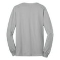 thumbnail image 6 of Mens Long Sleeve Core Blend Cotton/Polyester Tee Ash 4X-Large, 6 of 6