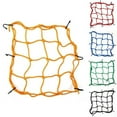 thumbnail image 2 of Hloma Motorcycle 6 Hook Mesh Bag String Sundries Helmet Luggage Holder Bungee Net Rope, 2 of 6