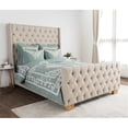 thumbnail image 4 of Pemberly Row Transitional Blue Surf Textured Cotton King Sham, 4 of 4