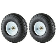 Tricam Farm & Ranch 10" Pneumatic Replacement Utility Cart Tire (2 Pack)