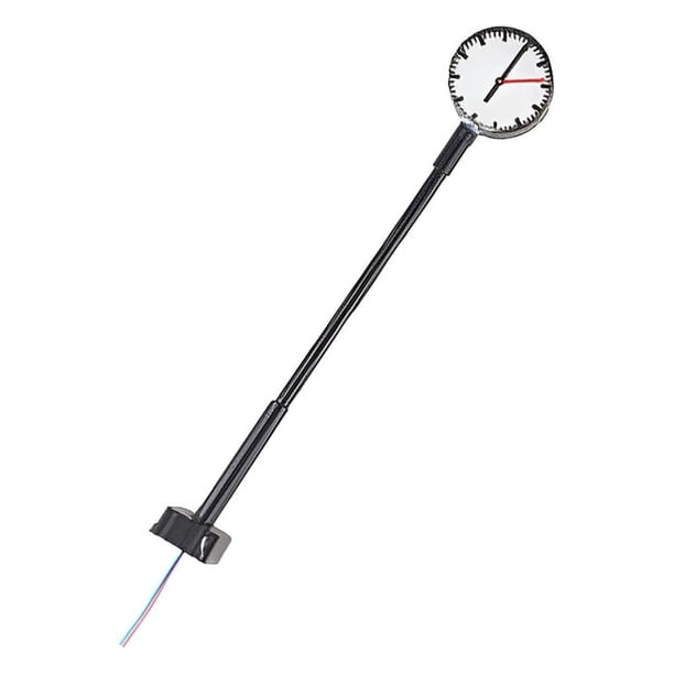Bearachild Lámparas de reloj de ferrocarril, Material de Metal, poste de luz en miniatura, diseño de construcción de tren, luces de calle, decoraciones Artesanía Tipo11 Bearachild HA064507-11