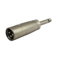 thumbnail image 2 of 3-Pin XLR Male To 1/4 6.35mm Stereo Male Plug Audio Connector Mic Adapter, 2 of 8