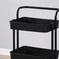 thumbnail image 4 of Tier Utility Rolling Cart,Heavy Duty 3 Tier Rolling Storage Organizer Craft Art Storage Cart Trolley Maximized Efficiency, 4 of 4