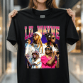 thumbnail image 1 of Lil Wayne Classic Concert Tee Rapper Merch Hip Hop Graphic Art Unisex T-Shirt l482, S - 5XL, 1 of 4