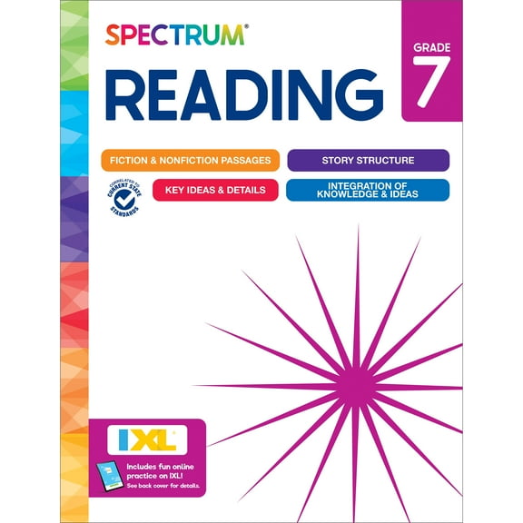 Spectrum Spectrum Reading Workbook, Grade 7, (Paperback)