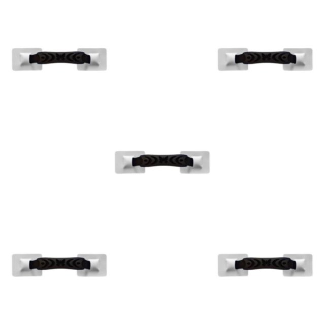 Ruiboury PVC Nylon Strap Armrest Grab Handle Inflatable Canoe Kayak for White 31x7CM 5Set