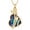 Gold-Blue, variant on Butterfly Heart Urn Necklaces for Ashes Crystal Cremation Jewelry Stainless Steel Ash Pendant for Human / Pets Memorial Urns Necklaces