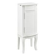 thumbnail image 1 of Linon Honor Armoire à Bijoux en Bois à 4 Tiroirs avec Couvercle Rabattable Blanc/bleu, 1 of 17