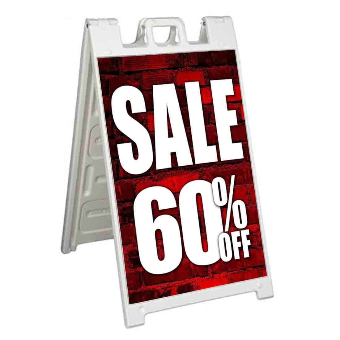 Sale 60 Percent Off (24" X 36") Standard A-Frame Signicade, Includes Decal Applied To Stand