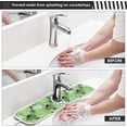 thumbnail image 5 of Coolnut 2 Pack Faucet Mat Splash Guard for Kitchen Sink, Dandelion Ladybugs 14x5 Inch Super Absorbent Microfiber Sink Protector Mat, Kitchen Sink Mat Machine Washable Kitchen Sink Accessories, 5 of 7