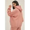 thumbnail image 2 of Couple Hoodie Set Matching Oversized Sweatsuit 2 Piece Fall Winter Pullover Loungewear for Men Women, 2 of 8