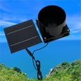 thumbnail image 3 of Lefu Ventilateur d'Extraction Solaire 5W 6V Durable pour Maison RV Serre, 3 of 4