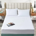 thumbnail image 4 of HLONK Smyrna Protège-Matelas Imperméable Taille Simple TG Poche Profonde Respirant Rafraîchissant Housse Matelassée 17”, 4 of 6