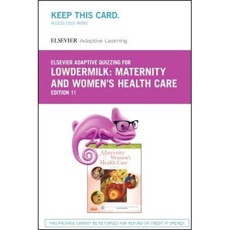 Elsevier Adaptive Quizzing For Lowdermilk Maternity And Womens Health Care Retail Access Card - 