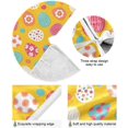 thumbnail image 2 of FMSHPON Easter Tree Skirt Colorful Eggs Bunny Xmas Christmas Tree Skirt Stand Mat for Holiday Party Decoration Indoor Outdoor 48 inches, 2 of 6