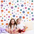 thumbnail image 2 of Adhesivos de pared con dibujos animados de flores coloridas, 2 of 3