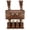 light brown, variant on Nordic Embossed Belt Bag Medieval PU Leather Side Pack Vintage Belt Bag Pouches Hip Bag Portable Belt Pouches Waist Pack