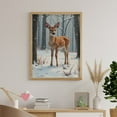 thumbnail image 6 of Diamond Art Kit for Adults, Fawn Snowy Forest Winter Scene Diamond Painting for Adults Beginners, 5D DIY Diamond Art Painting Kits, Colorful Diamond Painting Craft for Home Decor 12x16, 6 of 7