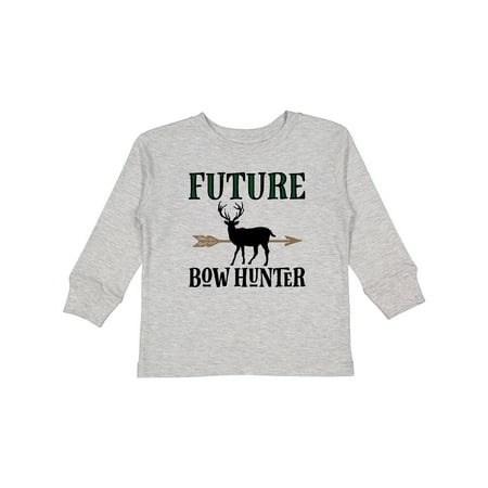 

Inktastic Hunting Future Bow Hunter Gift Toddler Boy Girl Long Sleeve T-Shirt
