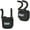 Black, variant on RAD Heavy Duty Weightlifting Rod Hooks Wrist Support Straps Power Gripper Chin Up (Black)