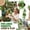 Green, variant on Wooden Pinecone Building Chew Stick for Large Parrots – Gnawing Toy for Boredom Relief and Beak Health,Khaki
