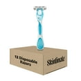 thumbnail image 1 of Maquinillas de afeitar desechables Skintimate Coconut Delight para mujer, 12 unidades, 1 of 6