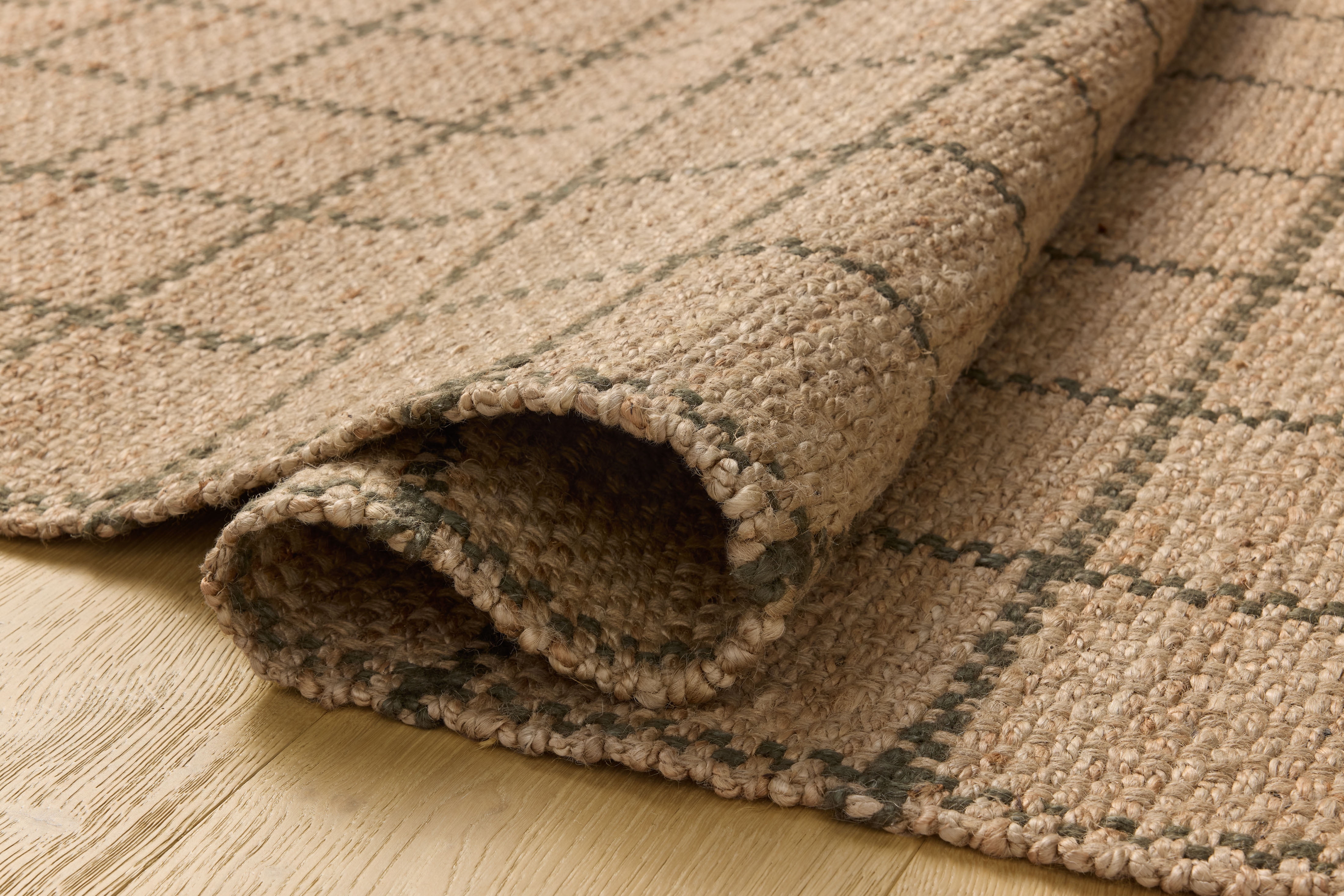 Chris Loves Julia x Loloi Fletcher Natural / Olive 8'-6" x 11'-6" Area Rug