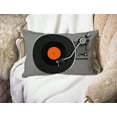 thumbnail image 3 of Retro Vintage Vinyl Record Pillow Covers 12" x 20" Lumbar Pillow Covers Home Decorative Cotton Linen Cushion Case for Sofa Couch Housewarming Family Room Décor, 3 of 6