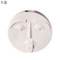thumbnail image 2 of POINTERTECK Visage Humain Expression Plantes Pot Vase Jardinier Bureau à Domicile Décor Cadeau, 2 of 10