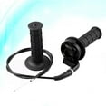 thumbnail image 1 of SWETRACE 1Par Grip De Con Cable Para Motocicleta Negro Material Resistente Y Ligero, 1 of 8