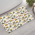 thumbnail image 2 of Cartoon Construction Vehicles Roads Bathroom Rugs Mat,Non Slip Microfiber Bathroom Rug,Rubber Backing,Soft Bathroom Mats for Bathroom Floor,Tub and Shower,17x30in(43x75cm), 2 of 5